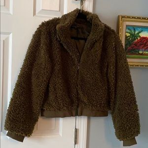 NWOT Love Tree Teddy Coat